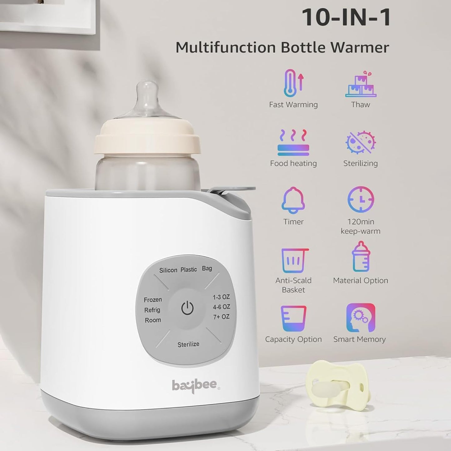 10 in 1 Baby Bottle Sterilizer & Warmer