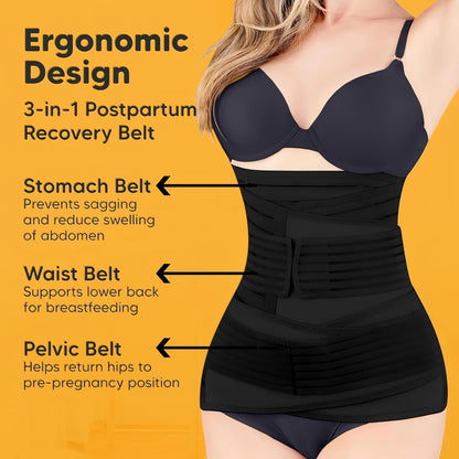 3-in-1 Post Pregnancy Abdominal Belt