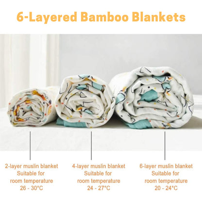 6 Layered Baby Blanket