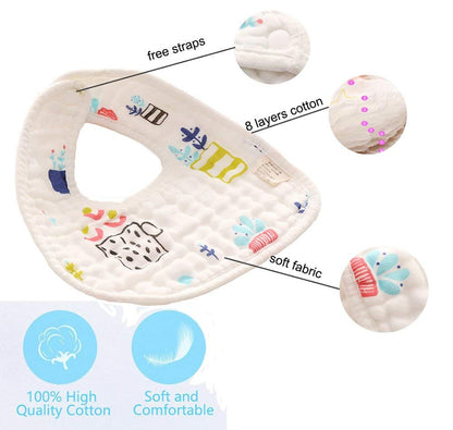 Muslin Cotton Baby Bibs