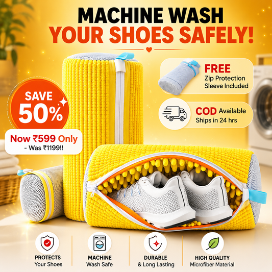 SneakClean™ Shoe Wash Bag — Machine Wash Your Shoes Without Damage