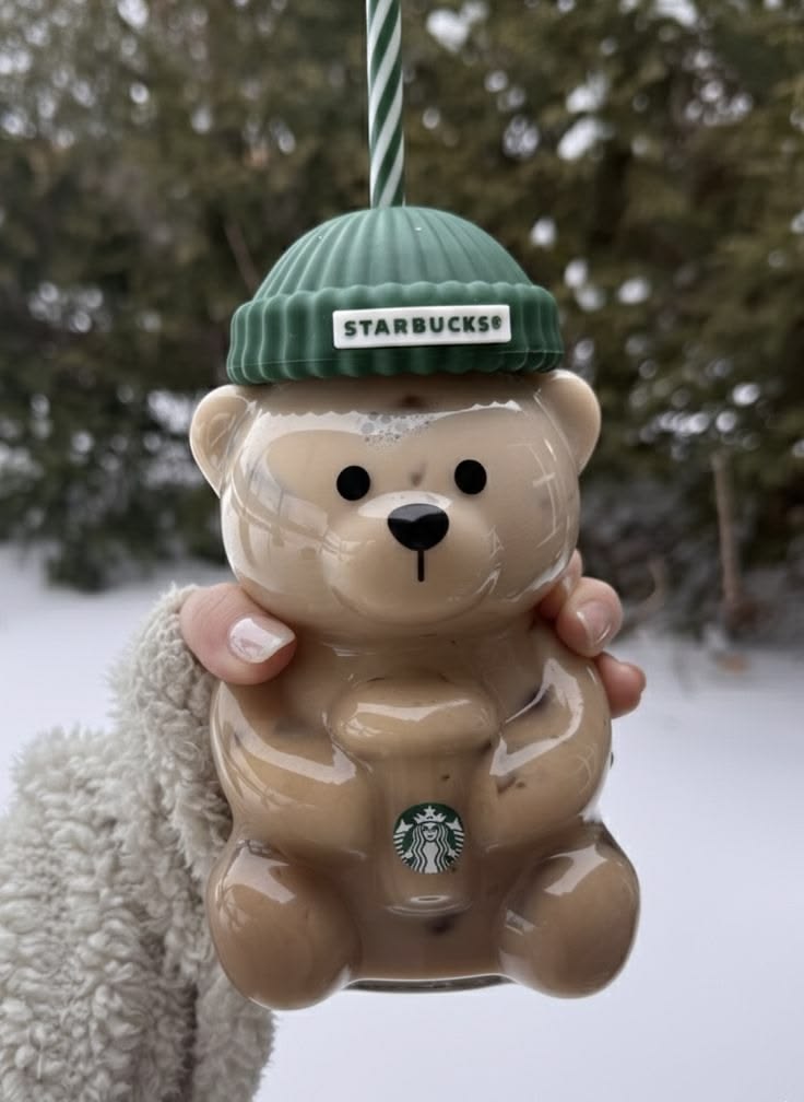 Teddy Bear Glass Cup