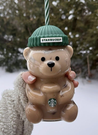 Teddy Bear Glass Cup
