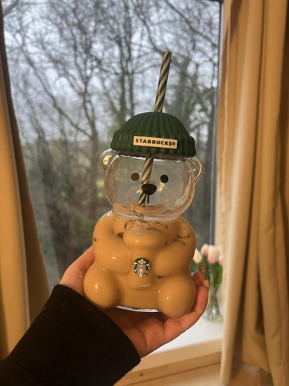 Teddy Bear Glass Cup